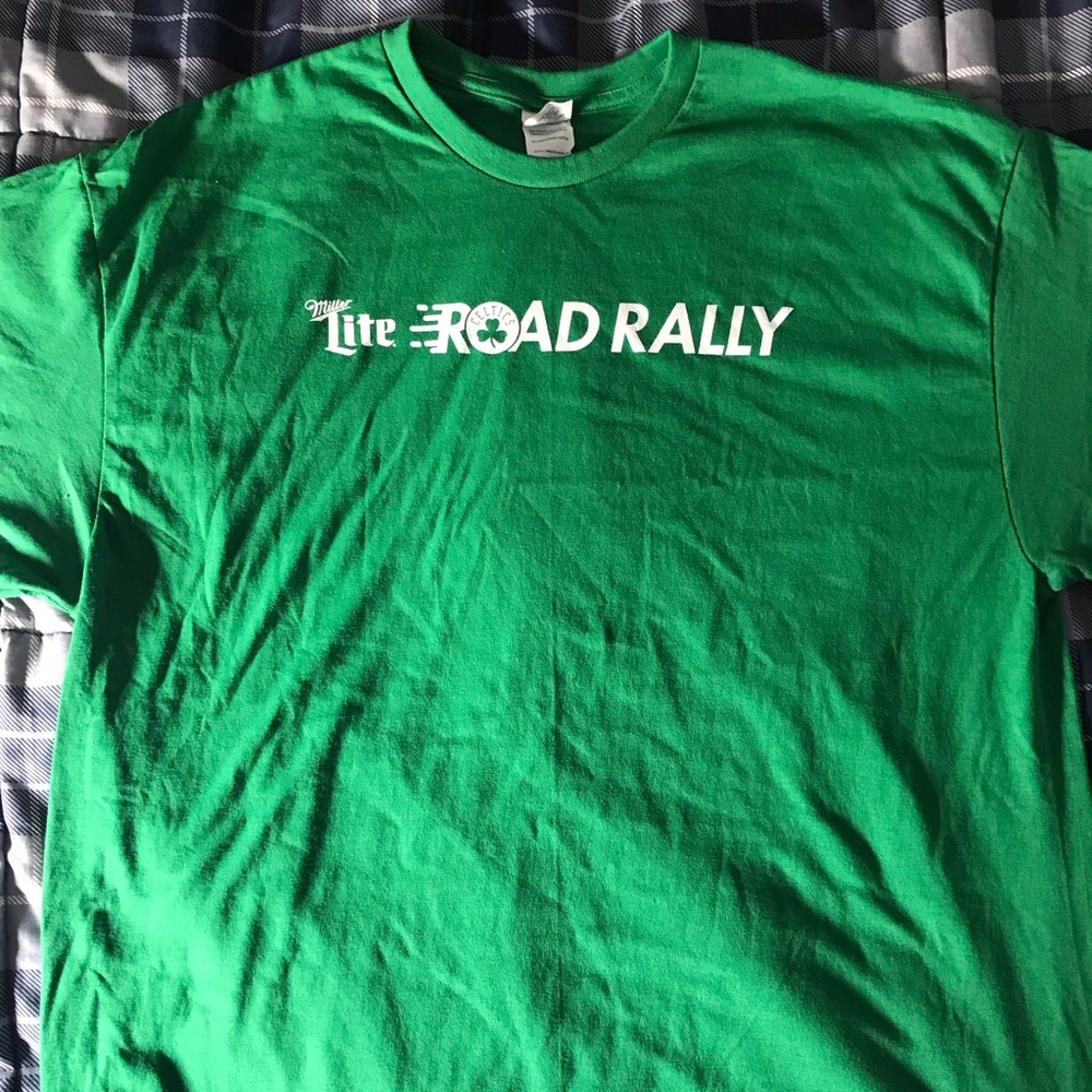 Boston Celtics Miller Lite Road Rally shirt